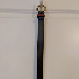 Levi’s navy leather belt